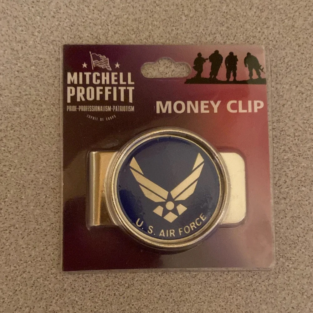 Air Force Logo Money Clip Military Money Clip